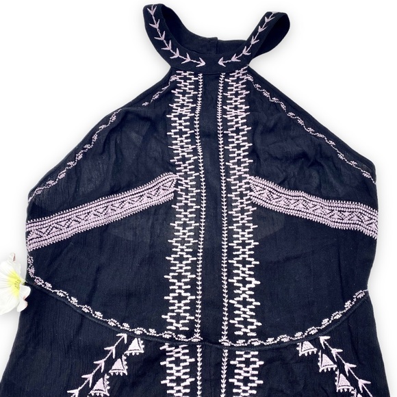 RARE Free People intimately Embroidered Halter Maxi Dress, S - Picture 7 of 15